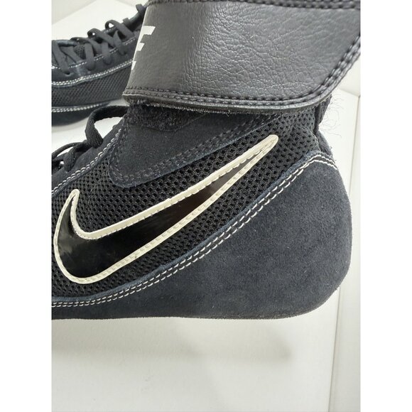 Nike SpeedSweep 7 Men’s Wrestling Shoes Size 8.5 Black White Lightweight Grip - Picture 13 of 16